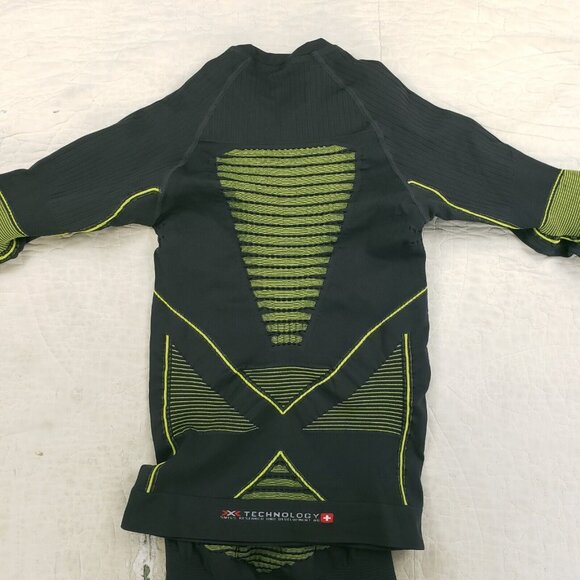 X Bionic Set Thermo Shirt Pants Compression Suit PV 1.0 S/M Small Medium Gray - Picture 6 of 7